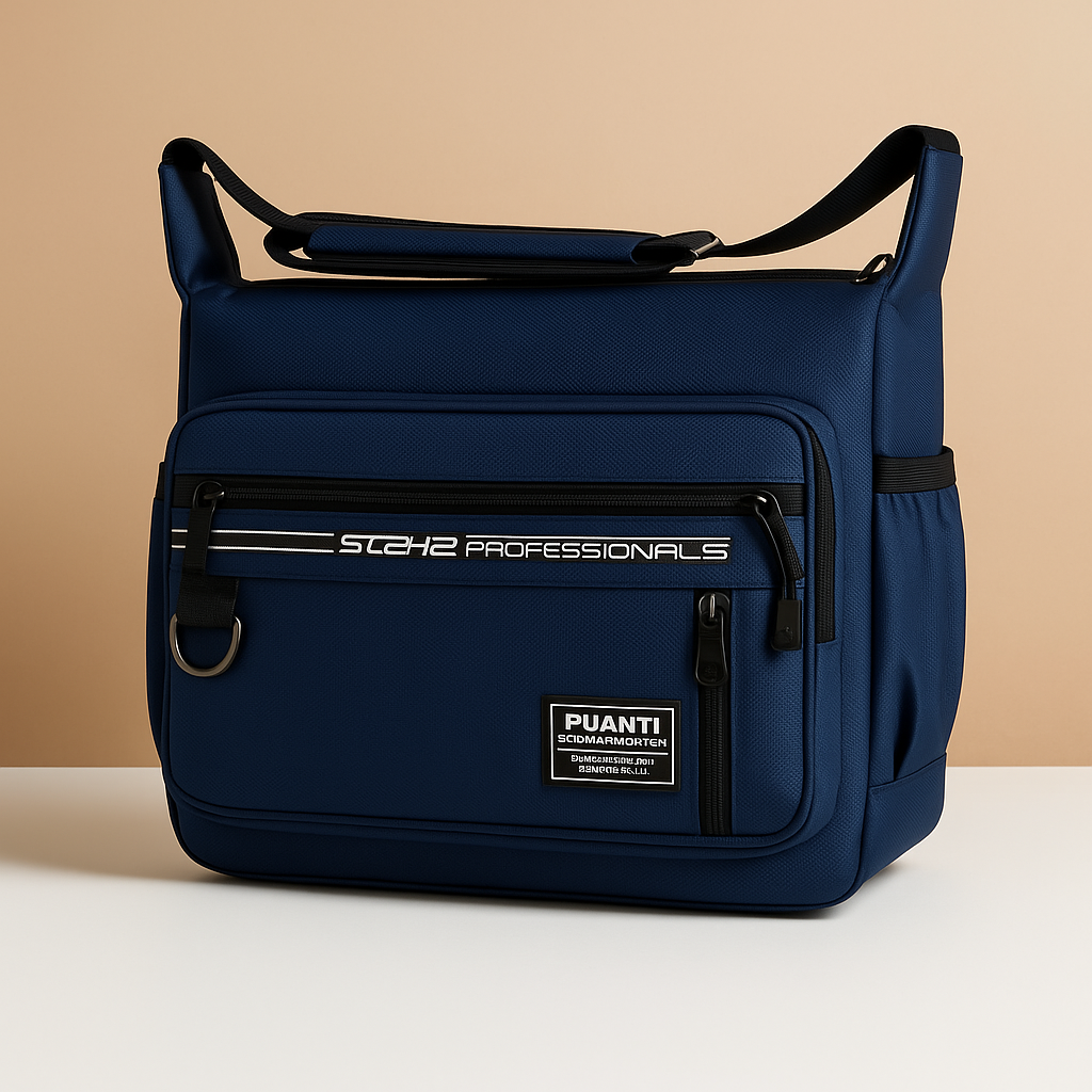 Women’s anti-theft messenger bag with waterproof pockets, adjustable strap, and multiple compartments for commuting and daily use
