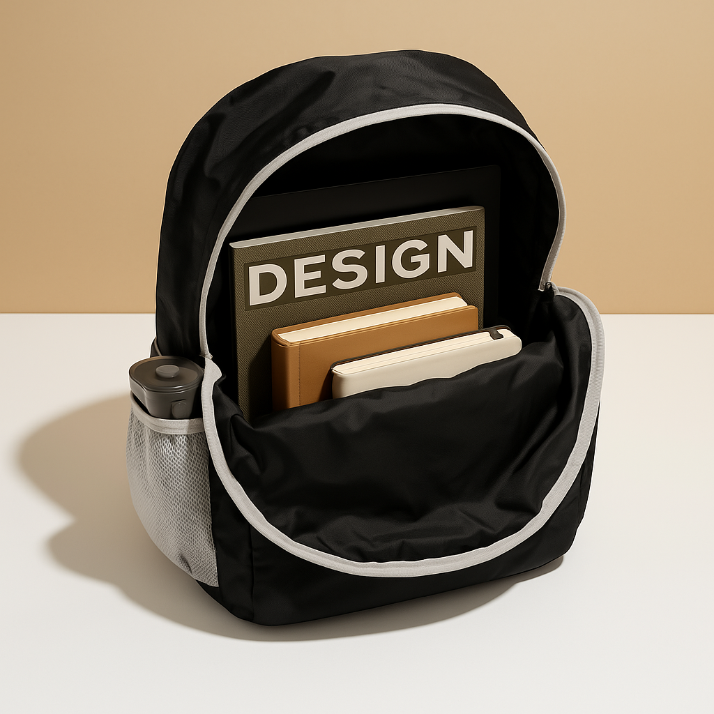 Men’s lightweight backpack with foldable design, water-resistant fabric, and breathable straps, ideal for hiking and travel