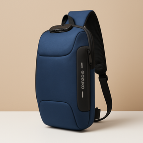Women’s anti-theft crossbody bag with USB charging, RFID-blocking, and waterproof shell—perfect for travel and daily use